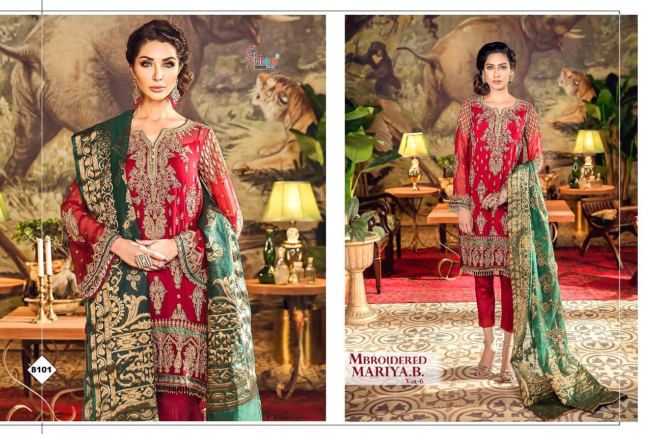 Shree Fabs Embroidered Mariya B Vol 6 Exclusive Salwar Suit Shree Fabs Embroidered Mariya B Vol 6 Exclusive Salwar Suit